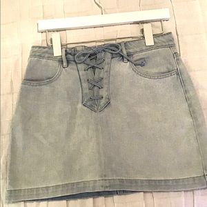Blue jean skirt